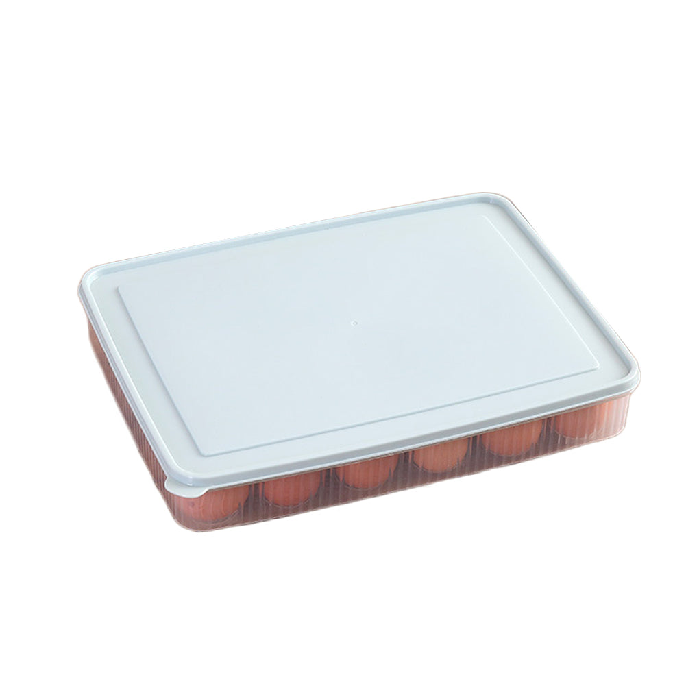 Refrigerator Egg Storage Box 24 Eggs Holder Food Container Plastic Organizer