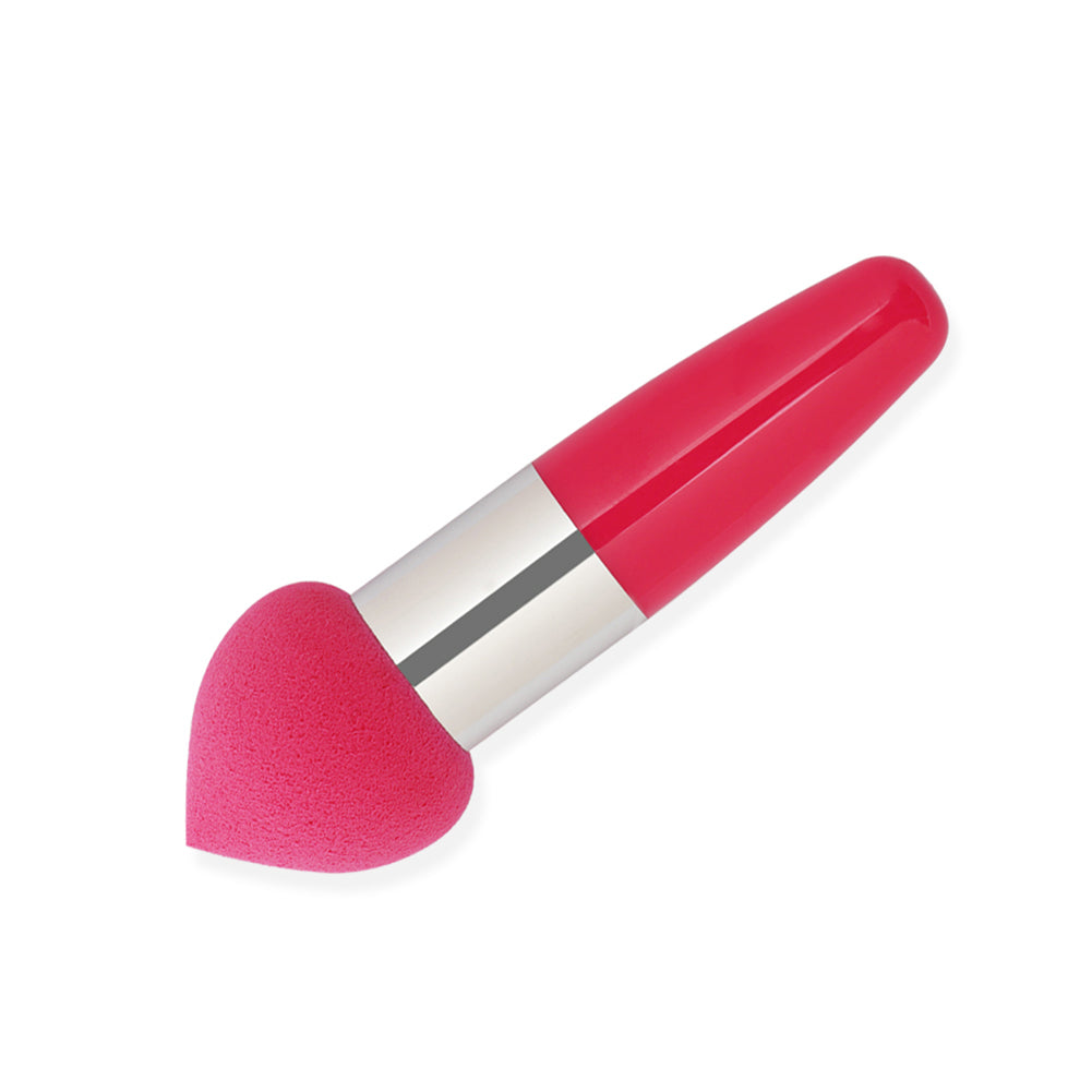 Cute Soft Peach Shape Head Cosmetic Make Up Foundation Sponge Face Puff Stick