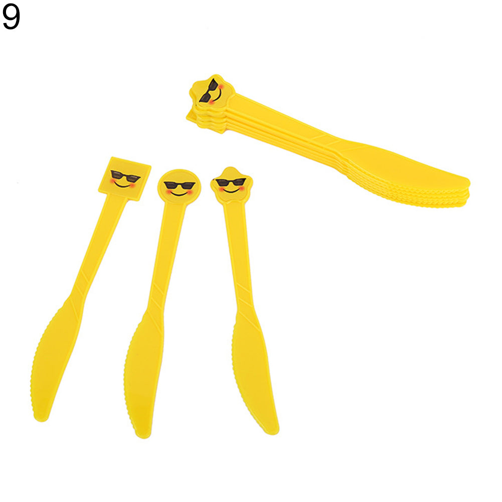 Cute Emoji Smile Cry Baby Kids Birthday Party Event Decoration Supplies Set