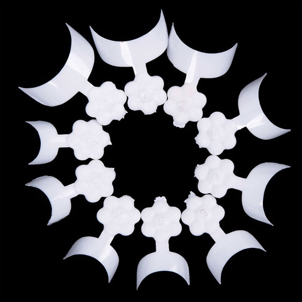 500Pcs Short French Nail Art Tips Acrylic UV Gel False Tips DIY Manicure Tool