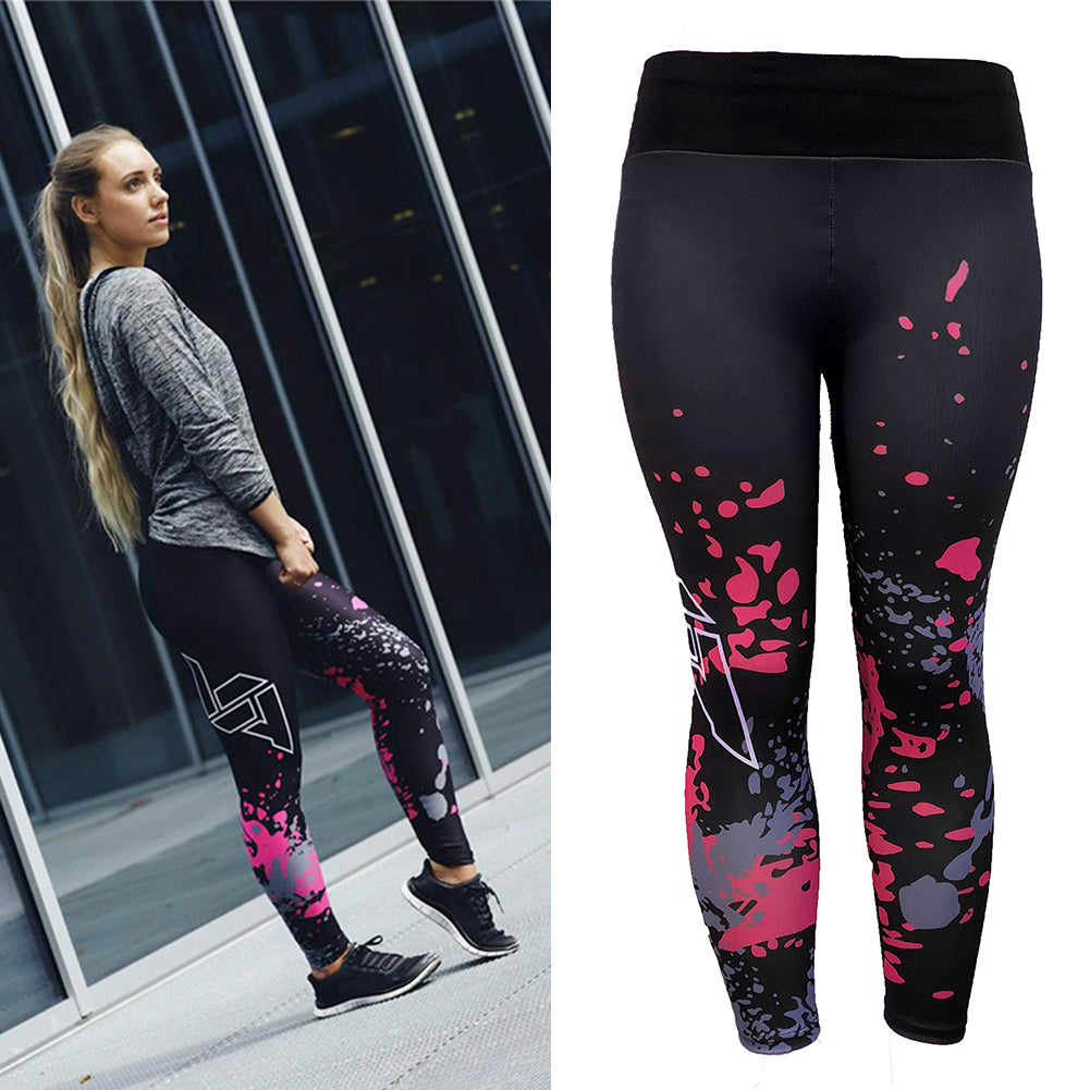 Women's High Waist Athletic Gym Workout Fitness Yoga Slim Leggings Pants