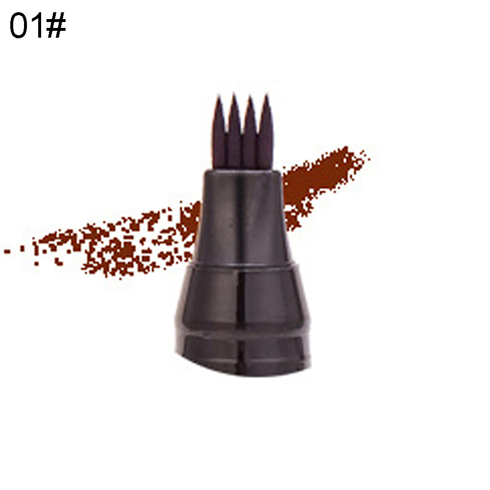 5.5g Long-Lasting Sweat-proof 4 Nibs Eyebrow Pen Women Makeup Cosmetic Tool