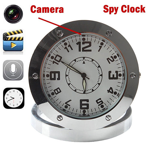 Mini Table Clock Watch Spy Camera DVR Video Recorder Hidden Cam Camcorder