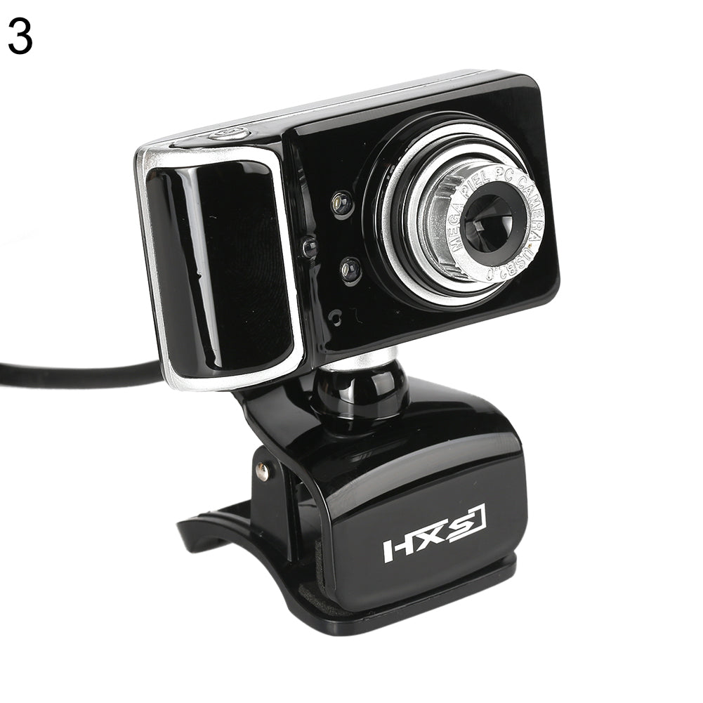 Clip-on HD WebCam Camera with Mic 9 Special Effects for Laptop Desktop Computer