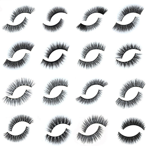 Fashion Mink Hair Soft Long Natural Thick Makeup Eye Lashes False Eyelashes