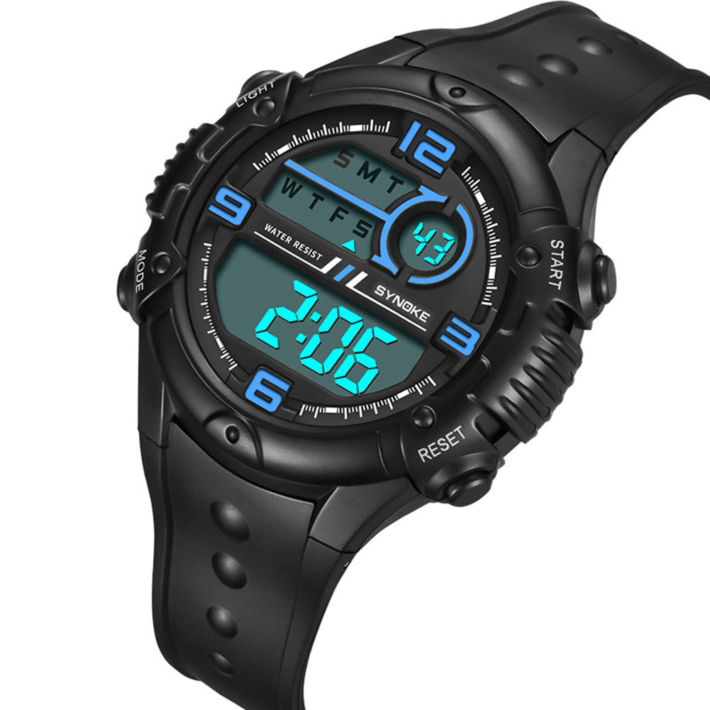 Fashion Men Outdoor Sport Waterproof Alarm Date Stopwatch Digital Wrist Watch