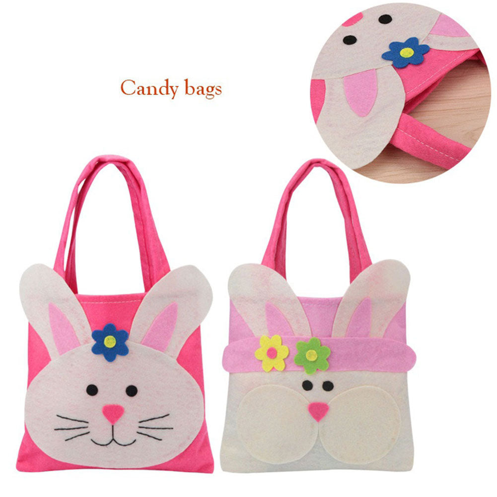 Lovely Easter Bunny Rabbit Gift Candy Present Pakage Cloth Bag Holiday Packing