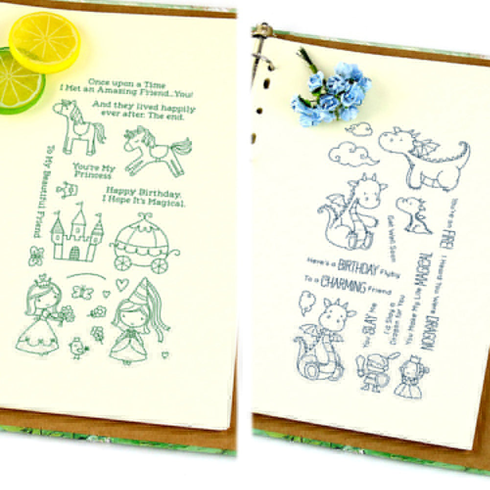 Unicorn Horse Transparent Stamper DIY Scrapbooking Card Photo Album Decoration