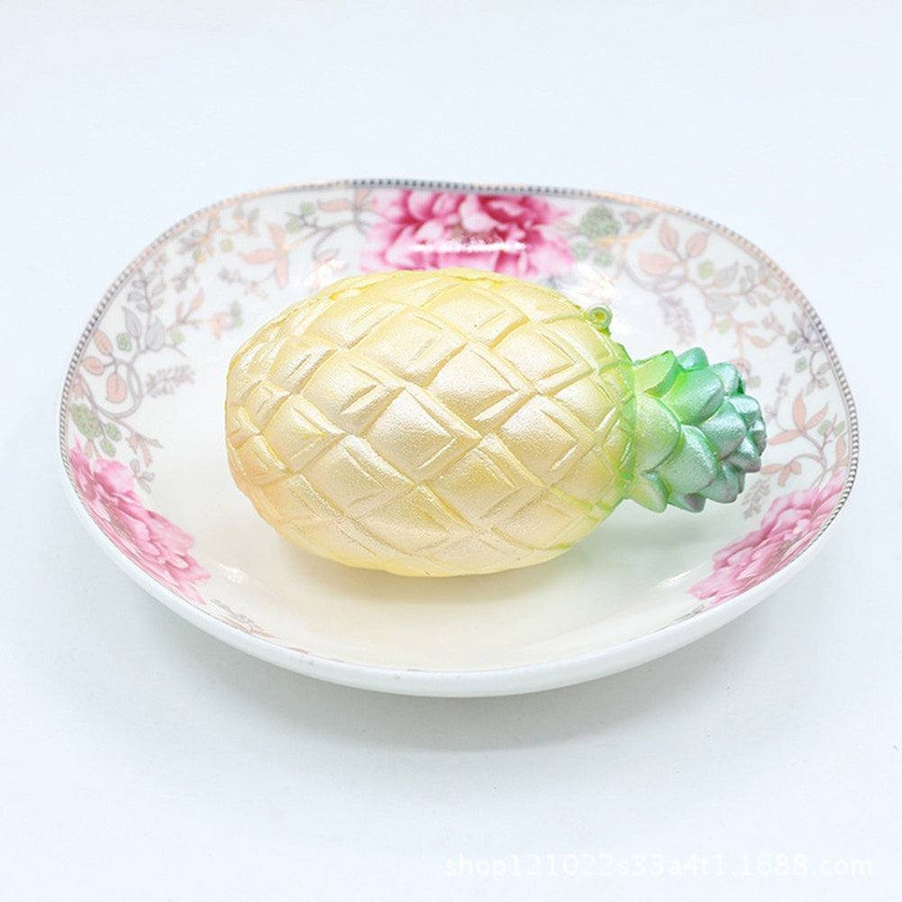 Cute Pineapple Fruit Squishy Vent Toy Squeeze Grip Stress Reliever Home Decor