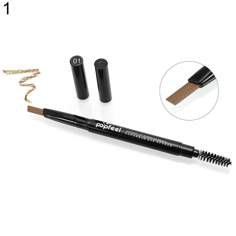 Waterproof Long Lasting Eyebrow Liner Pencil with Brush Beauty Makeup Cosmetic