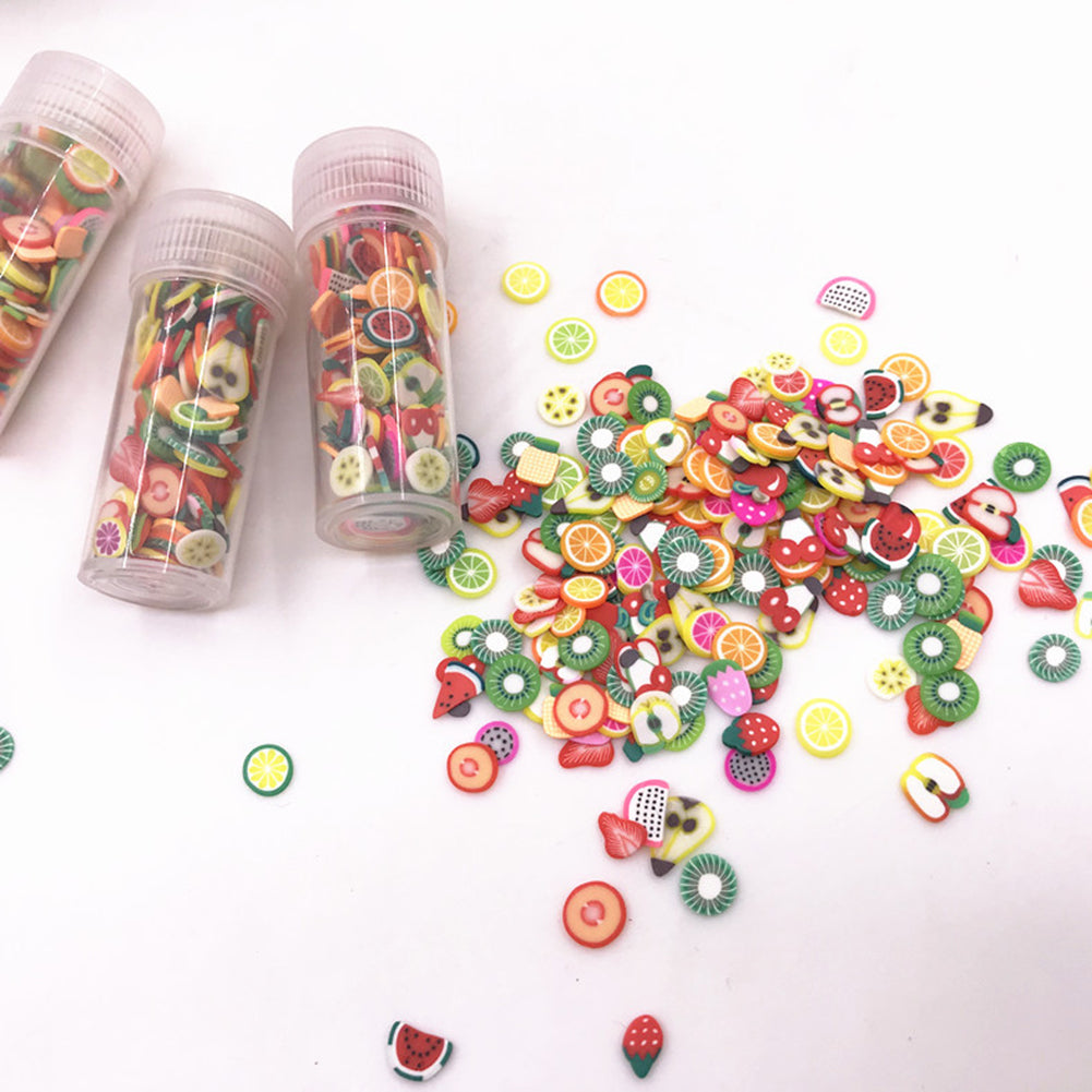 Colorful Soft Slime Fruit Slices Scented Stress Relief Adult Kid Toy Sludge Toys