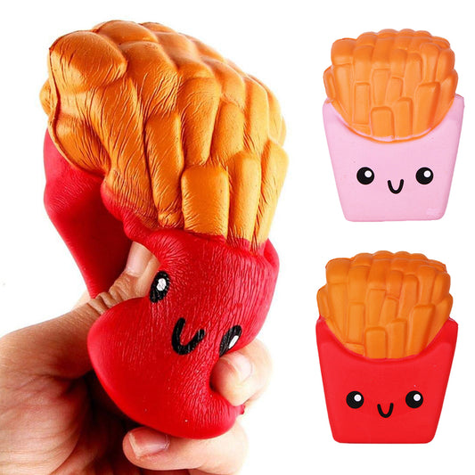 Scented French Fries Squishy Slow Rising Stress Reliever Kids Adult Squeeze Toys