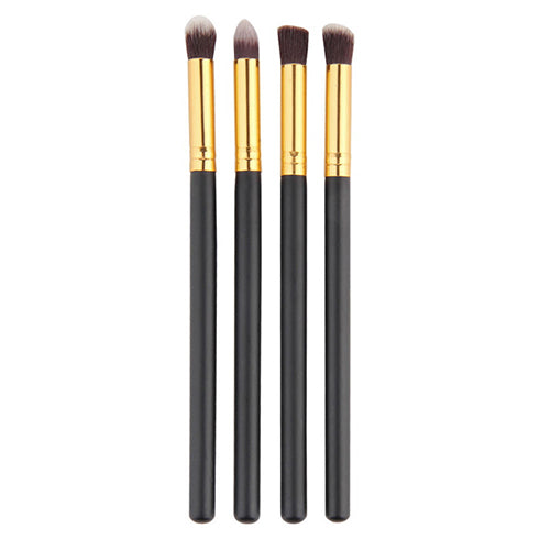 4Pcs Pro Makeup Brushes Set Foundation Powder Eyeshadow Eyeliner Lip Beauty Tool