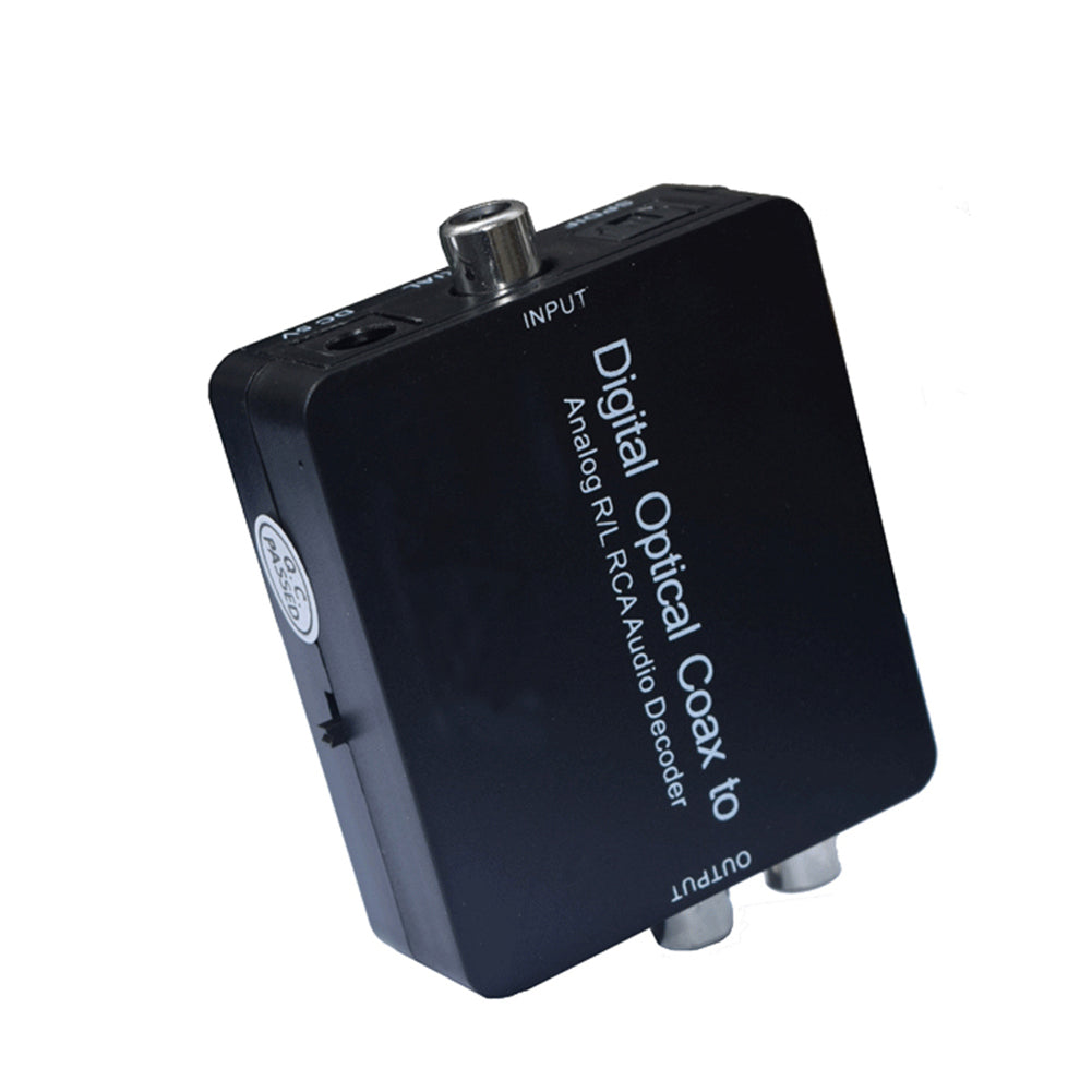 Optical Coaxial Toslink Digital to Analog R/L RCA Audio Decoder Converter