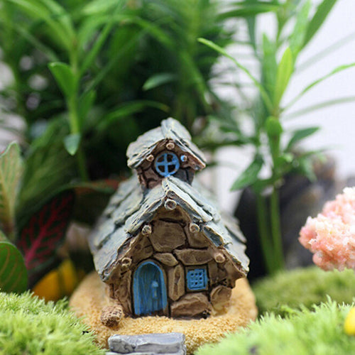 Fairy Garden Miniature Stone House Random Style Craft Micro Landscape Decoration