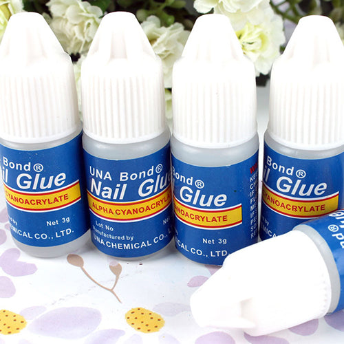 5 Pcs Pro Adhesive Transparent Nail Glue DIY Decor Acrylic Tips Manicure Tools