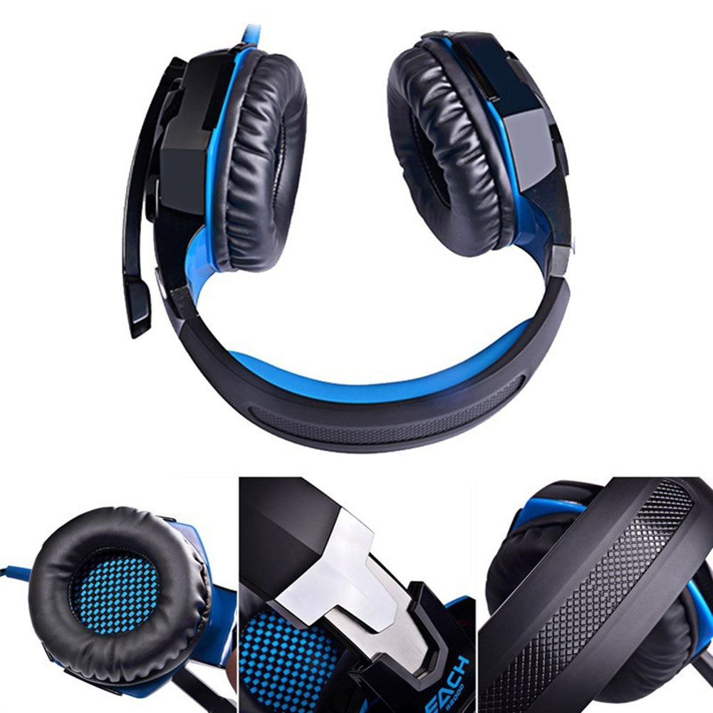 Noise Cancelling Mic Stereo Gaming Headphone Deep Bass Earphone Wired Headset