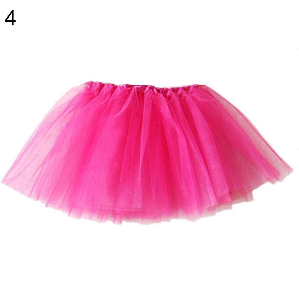 Cute Girl Little Princess Fancy Dancewear Ballet Dance Party Tutu Skirt Costume