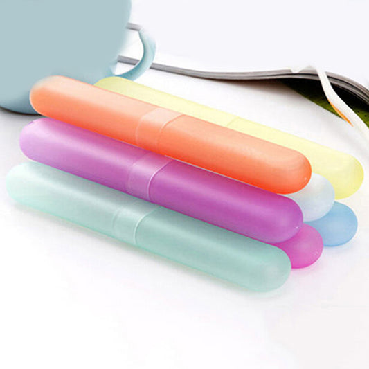 Fashion Travel Hiking Camping Portable Toothbrush Case Storage Holder Cover Box