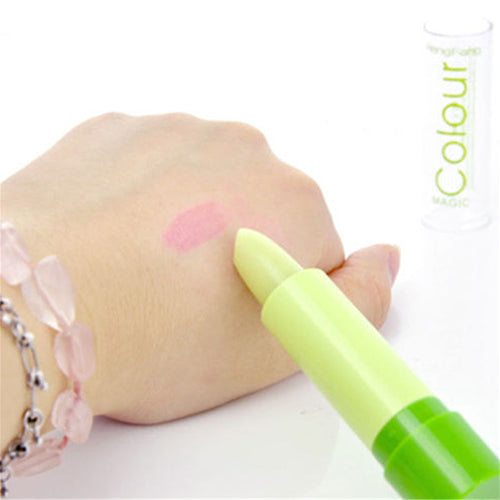 Women's Sexy Waterproof Fruity Smell Changable Color Makeup Lipstick Lip Cream