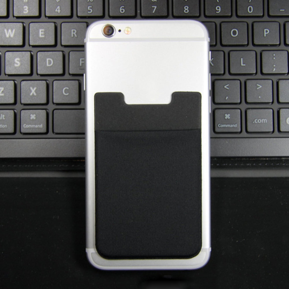 Phone Wallet Credit ID Card Holder Pocket Adhesive Sticker for iPhone Samsung