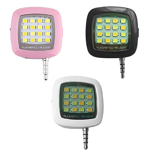 Mini Portable Fill-in LED Flash Selfie Light Sync Flash for Photography Smart Phone
