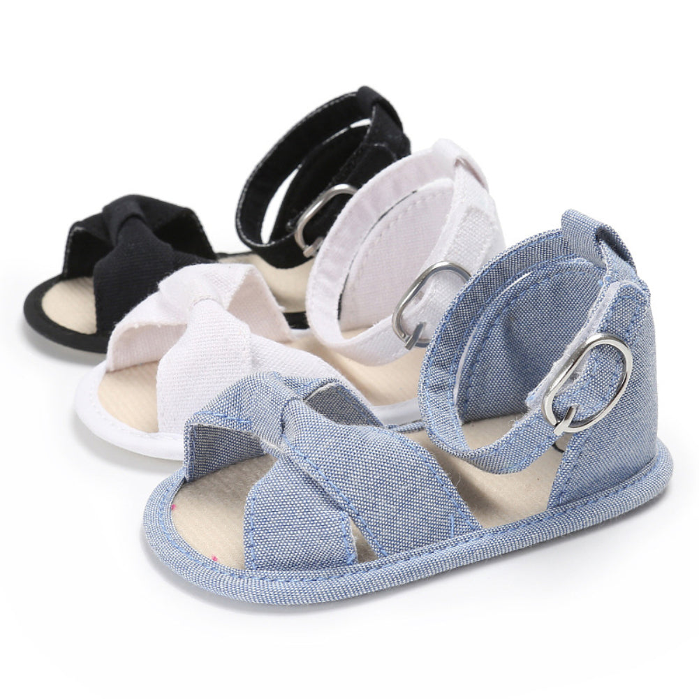 Newborn Baby Girl Soft Sole Crib Shoes Infant Toddler Summer Sandals Footwear