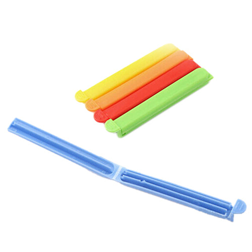5 Pcs Home Food Close Clip Seal Bags Plastic Storage Sealing Rods Sealer Clips