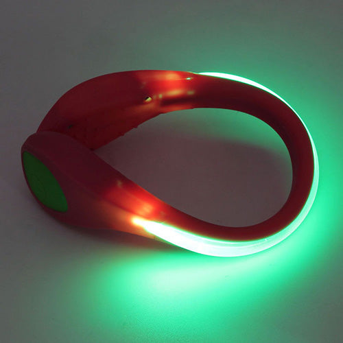 Running Cycling Walking Sport LED Shoes Clip Safety Night Warning Light Lamp