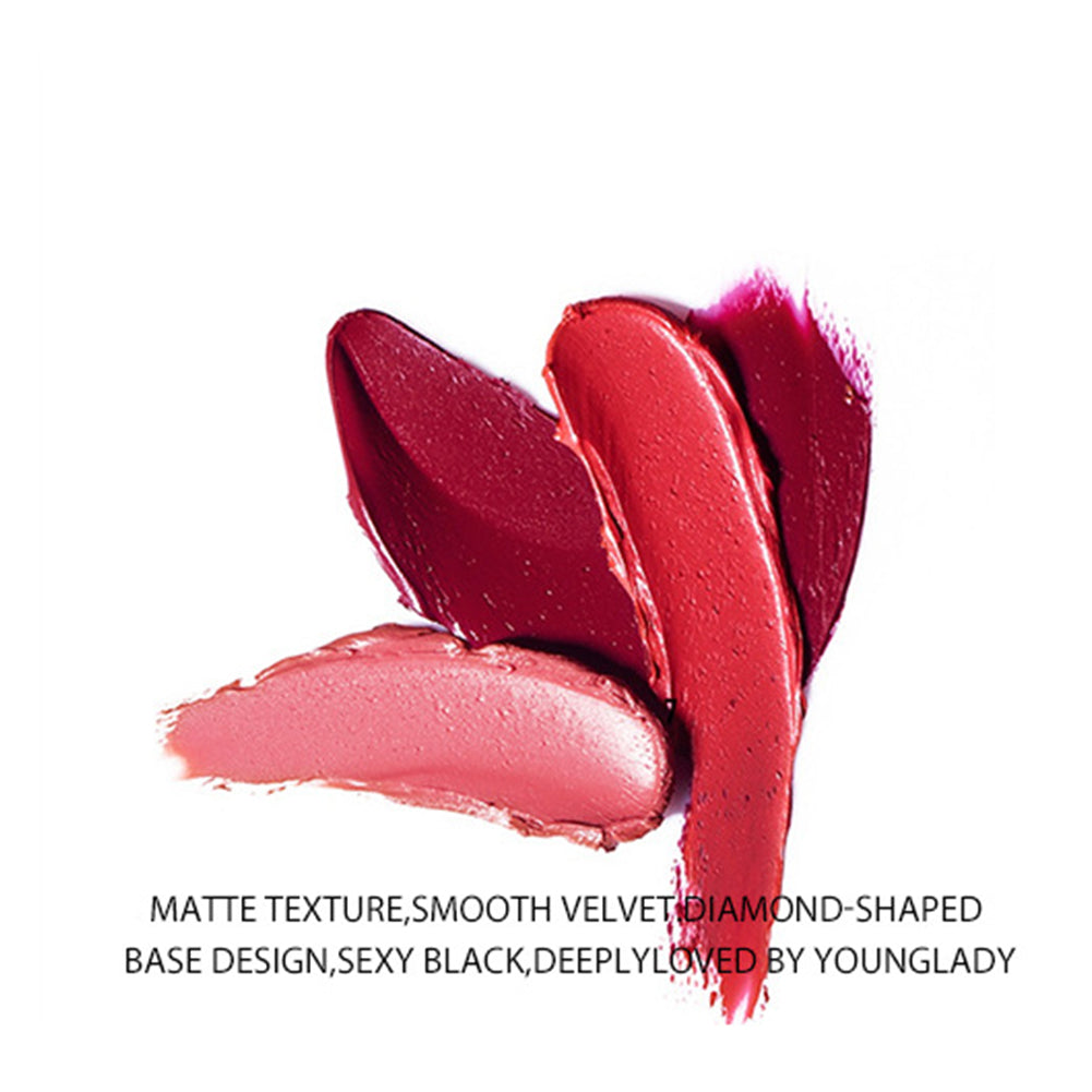 Long Lasting Matte Women Moisturizing Lipstick Party Wedding Fashion Cosmetic