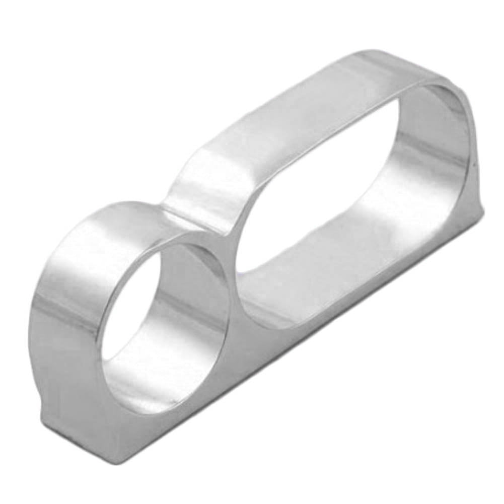 Fashion Two Fingers Knuckle Alloy Punk Wind Exaggeration Ring Jewelry Decor