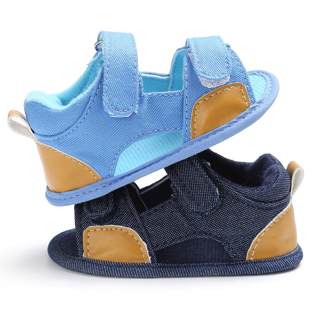 Toddler Baby Boy Denim Soft Sole Prewalker Anti-Skid Shoes Summer Sandals