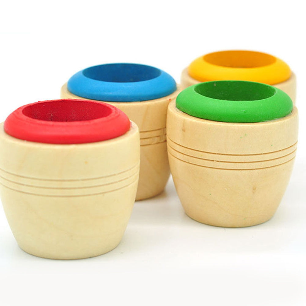 Children Wooden Magic Kaleidoscope Learning Puzzle Educational Toy Xmas Gift