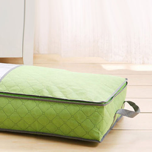 Zipped Clothes Duvet Clothing Pillow  Under Bed Handle Storage Organizer Bag