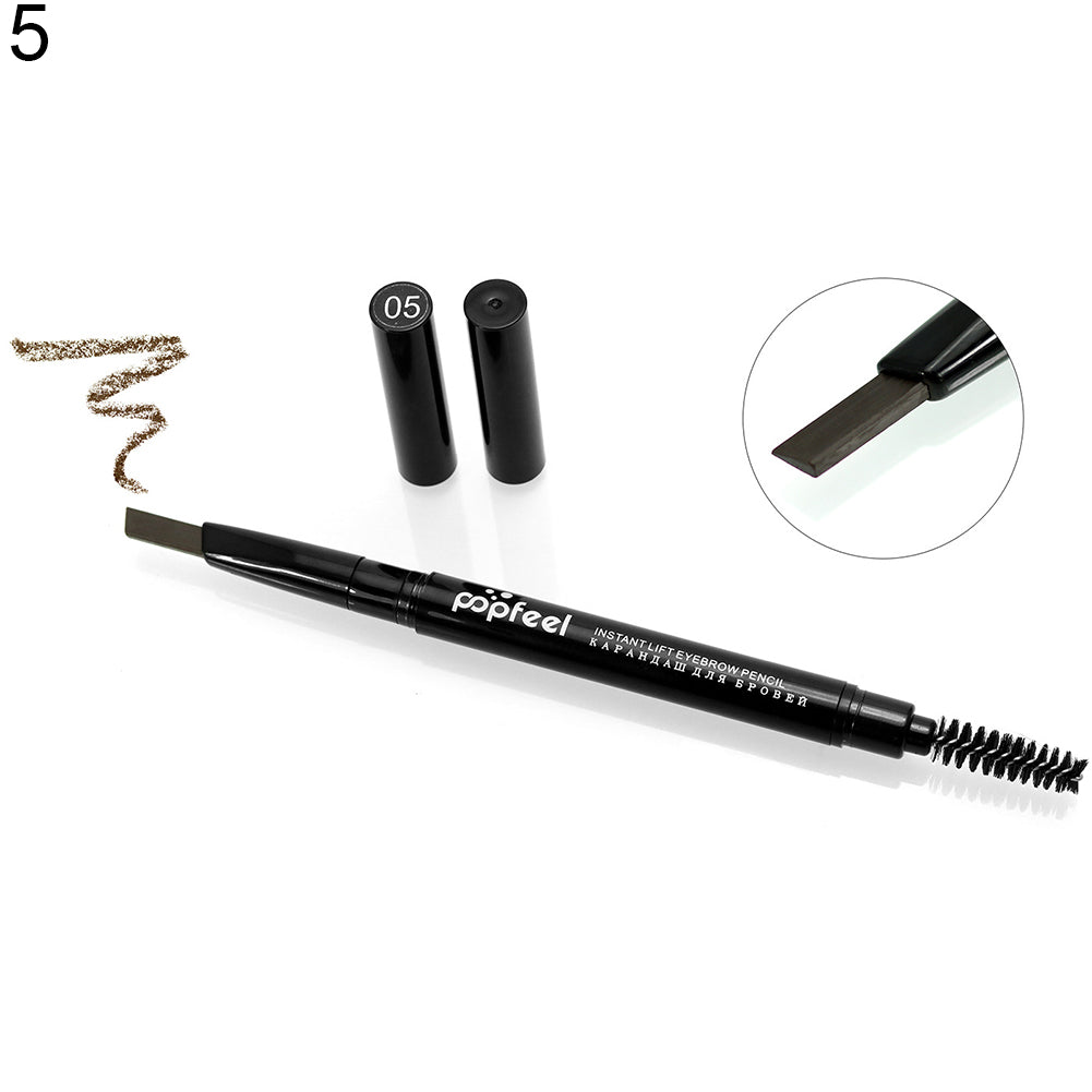 Waterproof Long Lasting Eyebrow Liner Pencil with Brush Beauty Makeup Cosmetic
