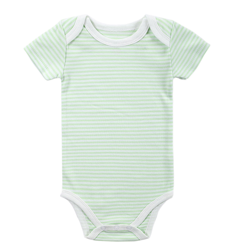 Fashion Infant Baby Boy Girl Short Sleeve Romper Stripe Summer Babysuit Jumpsuit