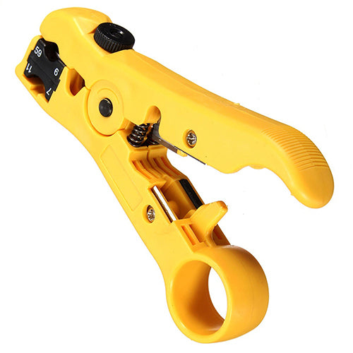 Rotary Coax Coaxial Cable Wire Cutter Stripping Tool RG59 RG6 RG7 RG11 Stripper