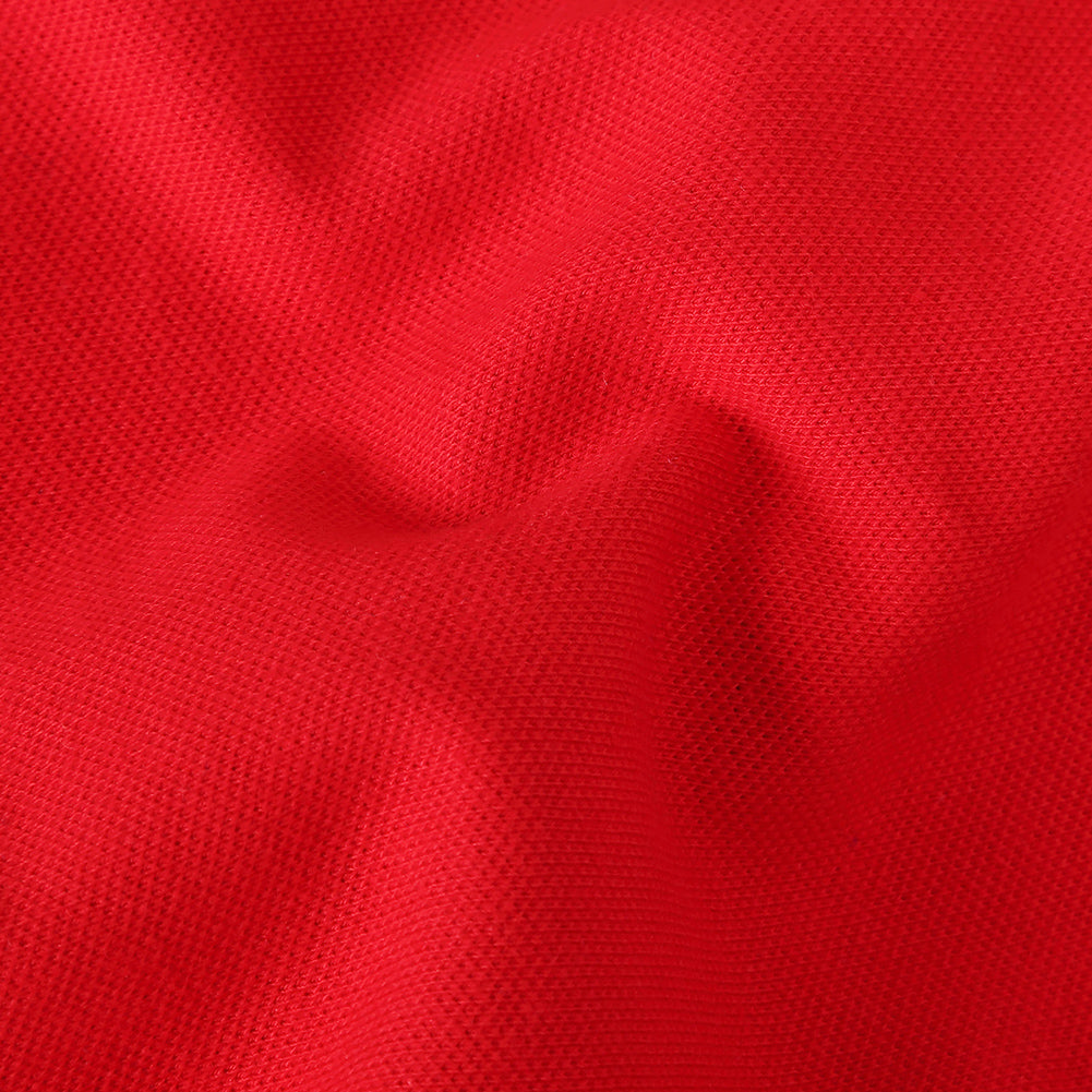 Men Cotton Polo Shirt Spring Summer Short Sleeve T-shirt Color Patchwork Tee Top