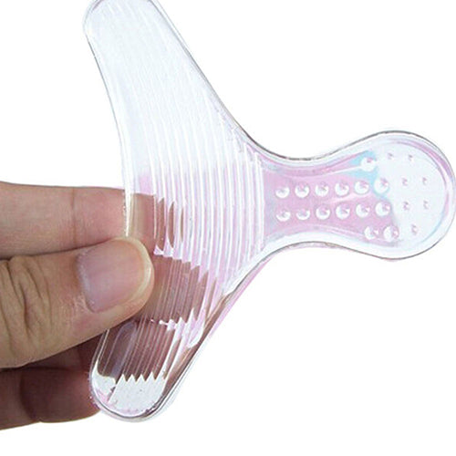 2 Pairs Silicone High Heel Shoes Insole Pad Cushion Grips Foot Protect Heel Liner