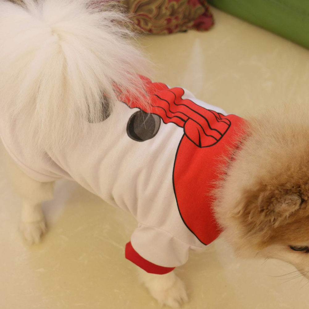 Pet Dog Cat Fashion Snowman Style Clothes Puppy Christmas Costumes Apparel