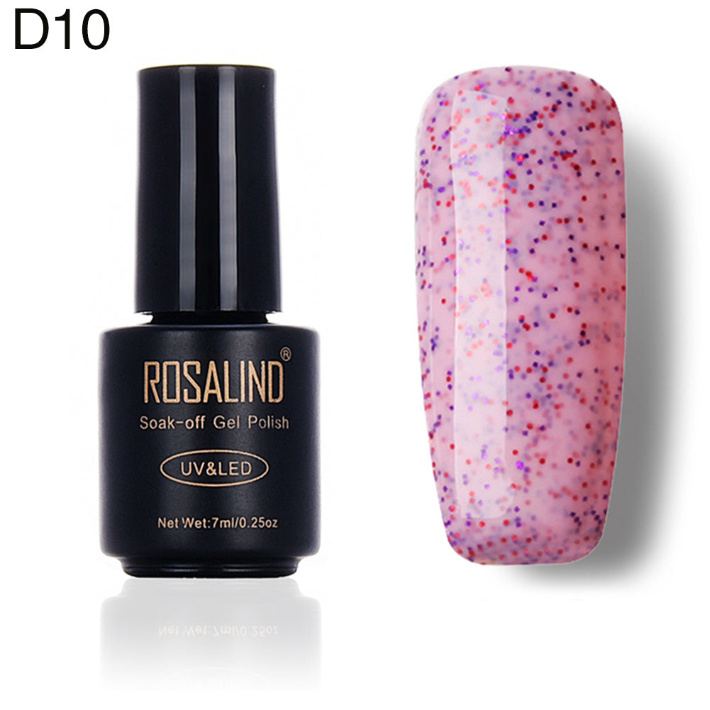 7ml Long Lasting UV Nail Gel Polish Glitter Enamel Nail-painting Manicure Tools