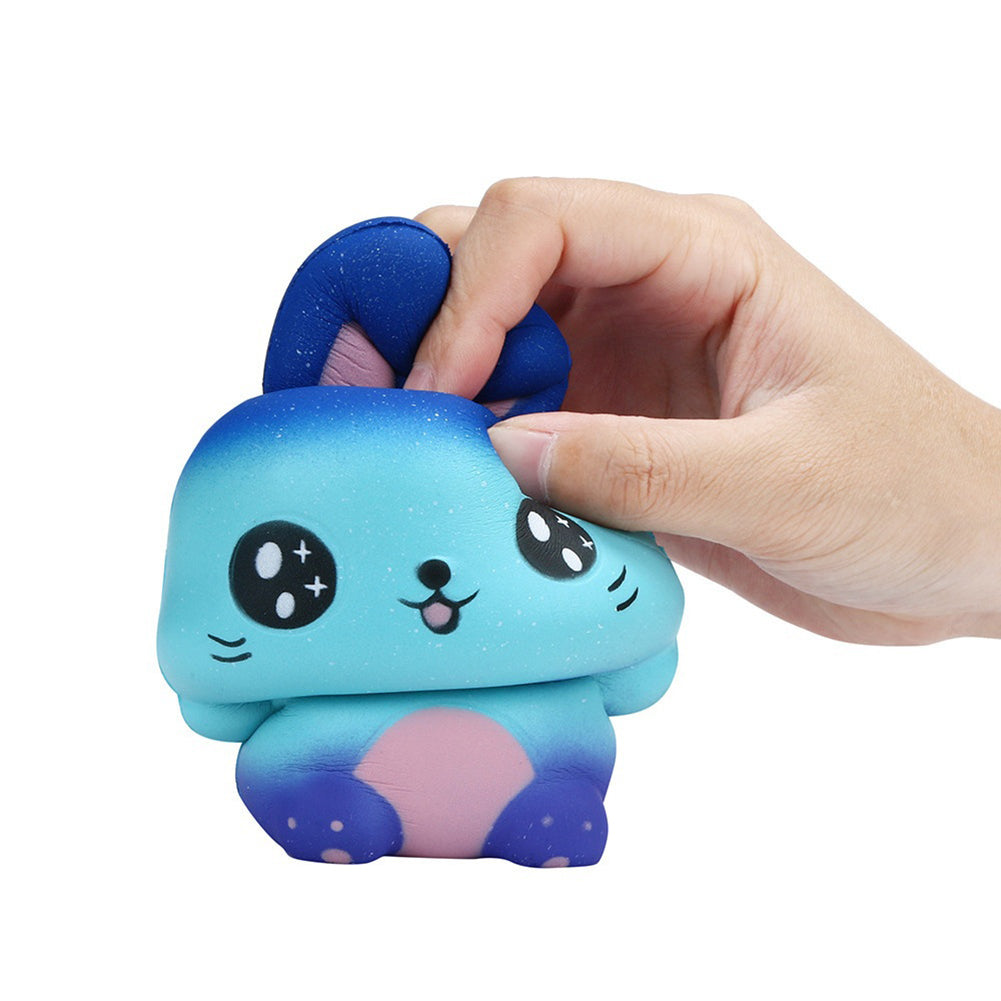 Starry Sky Squishy Rabbit Squeeze Slow Rising Relieve Stress Kids Adult Toy