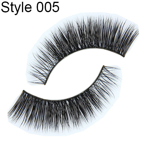Fashion Mink Hair Soft Long Natural Thick Makeup Eye Lashes False Eyelashes