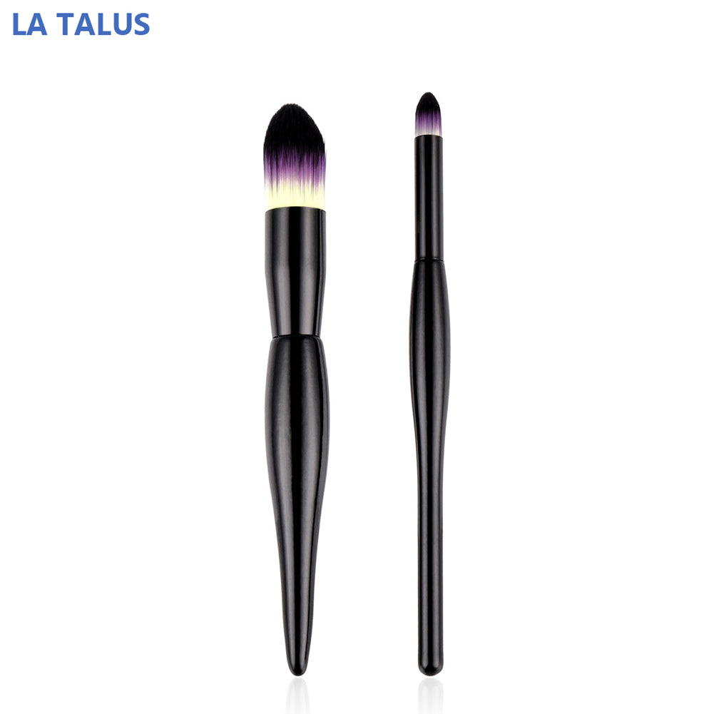 2Pcs Professional Foundation Powder Eyeshadow Eyeliner Lip Makeup Brushes Set