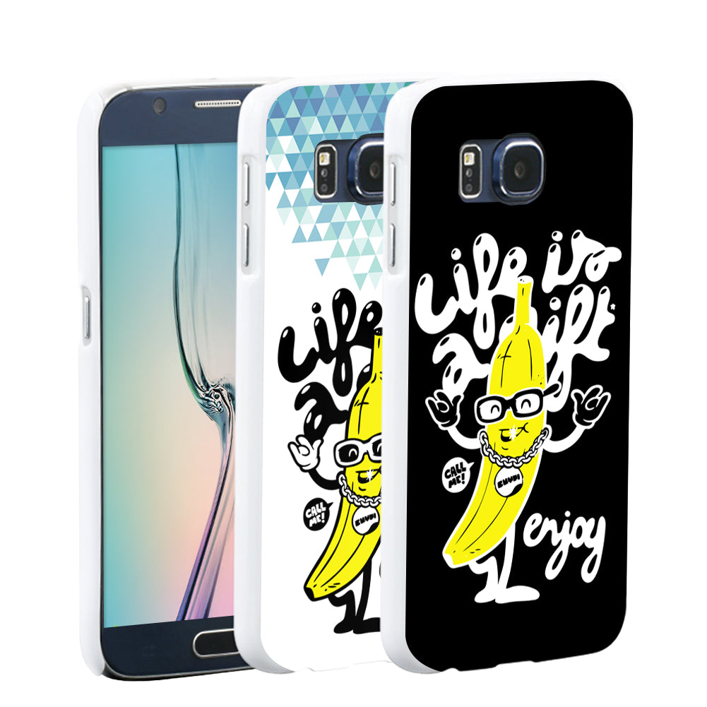 Cute Banana Print Phone Case Cover for iPhone 6 7 7 Plus Samsung Galaxy S4 S5 S6