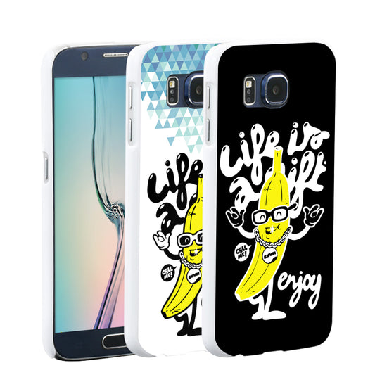 Cute Banana Print Phone Case Cover for iPhone 6 7 7 Plus Samsung Galaxy S4 S5 S6