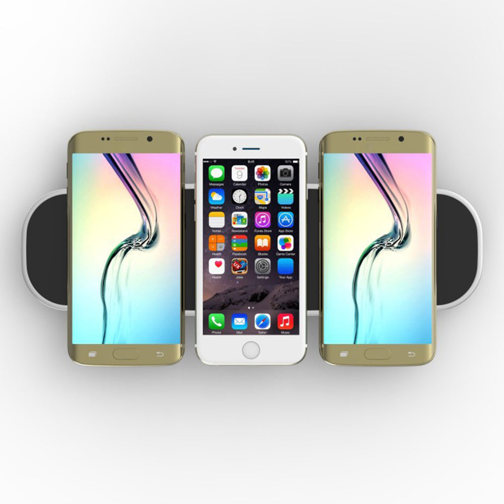 3 Charging Ports Qi Wireless Charger Universal Mobile Phone Fast Charging Tool