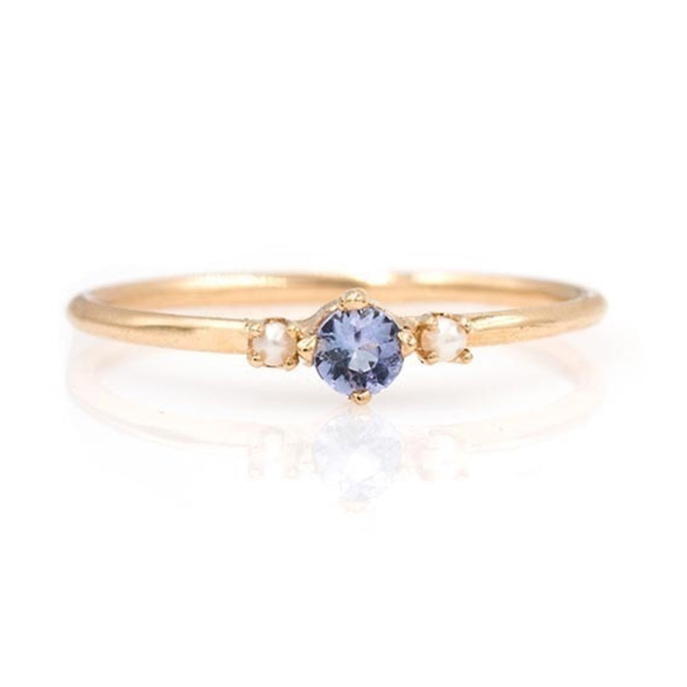 4Pcs Women Finger Rings Inlaid Zircon False Gemstone Wedding Engagement Jewelry