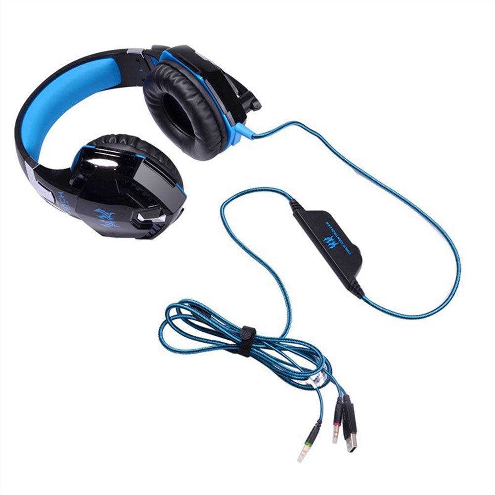 Noise Cancelling Mic Stereo Gaming Headphone Deep Bass Earphone Wired Headset