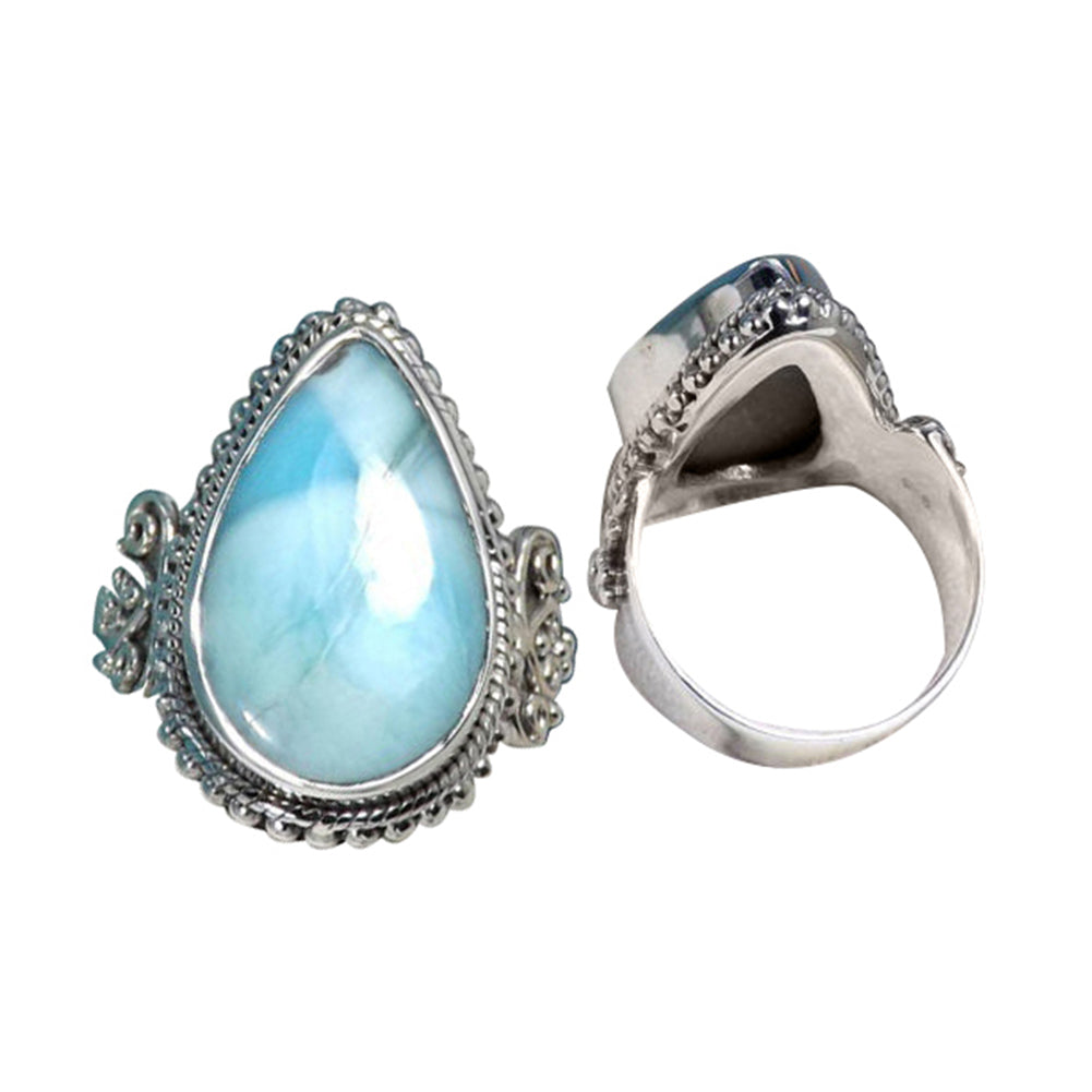Fashion Faux Moonstone Women Finger Ring Engagement Proposal Party Jewelry Gift